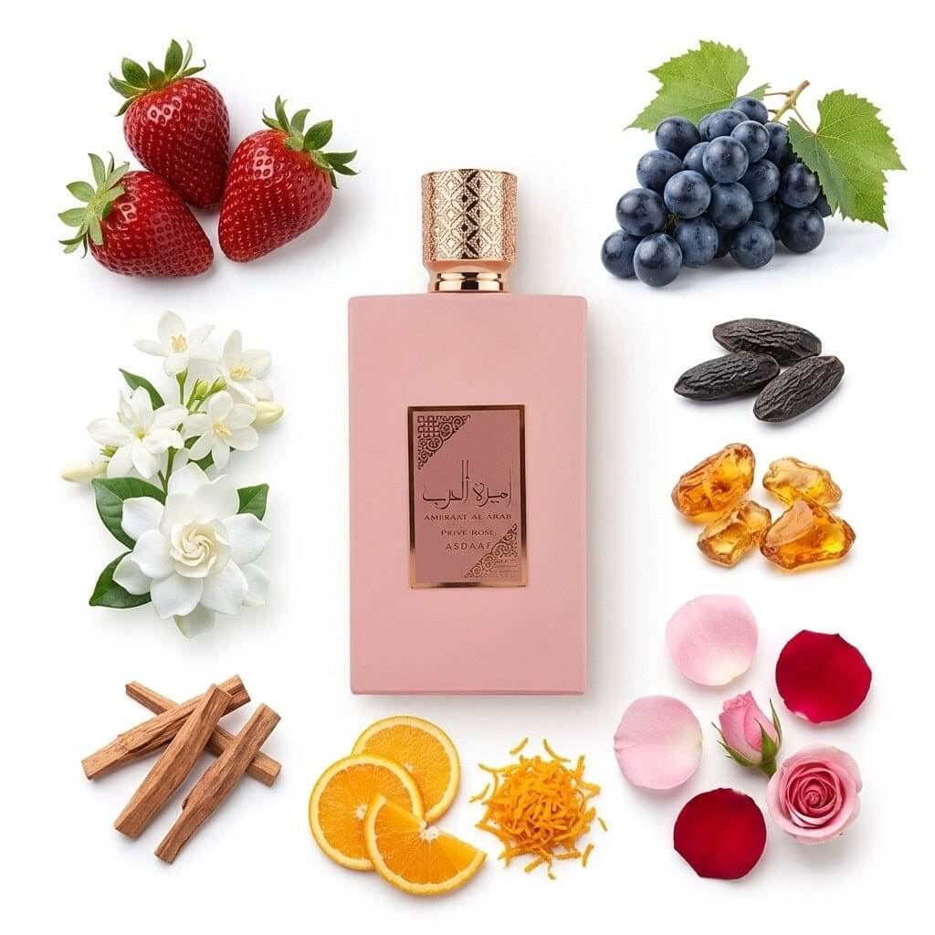 Asdaaf Ameerat Al Arab Prive Rose Body Spray for Women