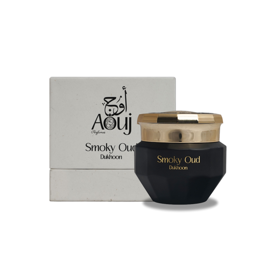 Aouj Smoky Oud Dukhoon Incense Perfume for Women & Men
