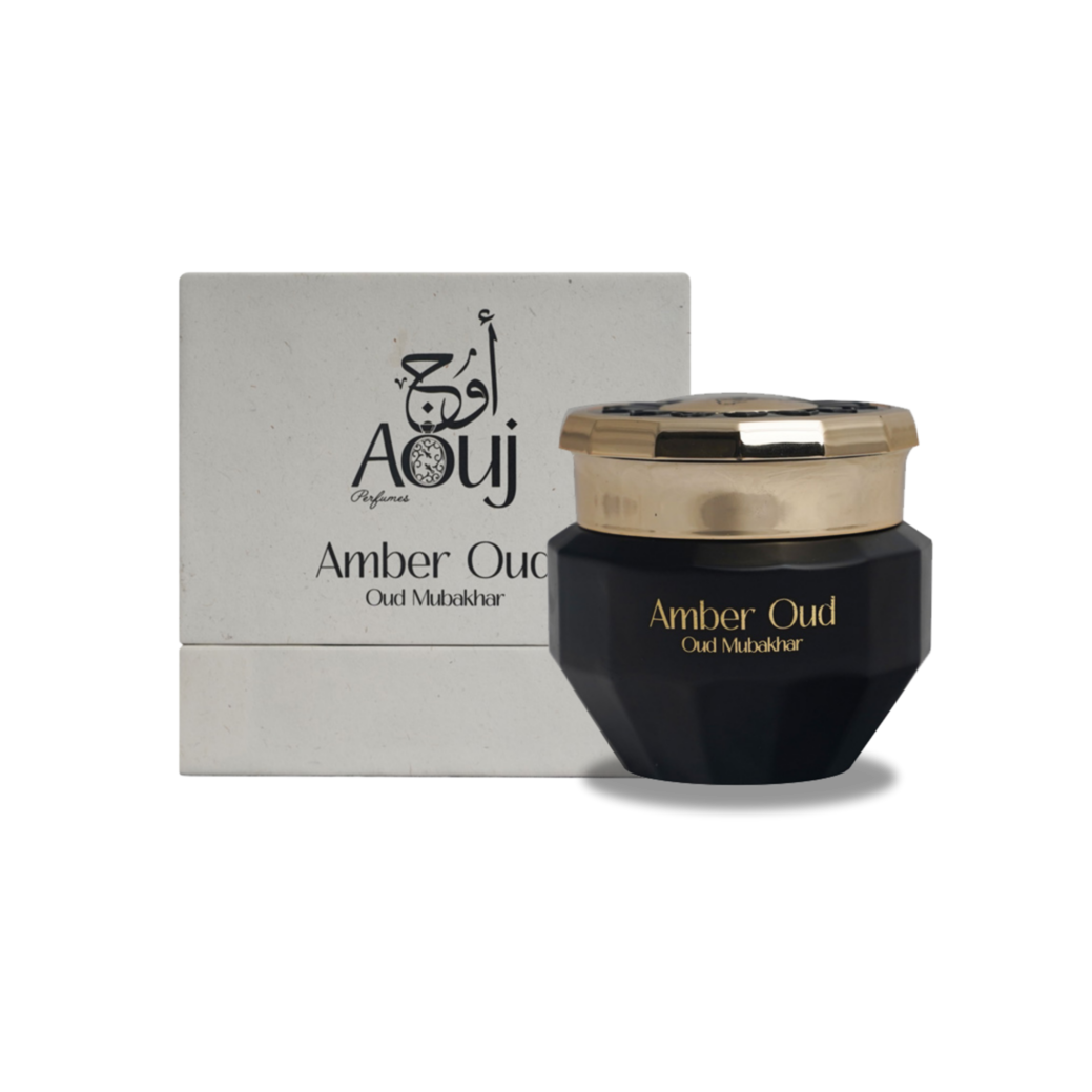 Aouj Amber Oud Mubakhar Incense Perfume for Women & Men