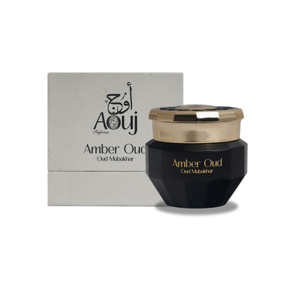 Aouj Amber Oud Mubakhar Incense Perfume for Women & Men