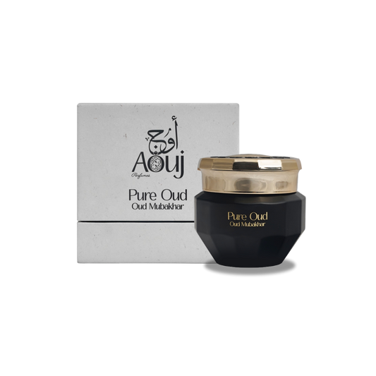 Aouj Pure Oud Mubakhar Incense Perfume for Women & Men