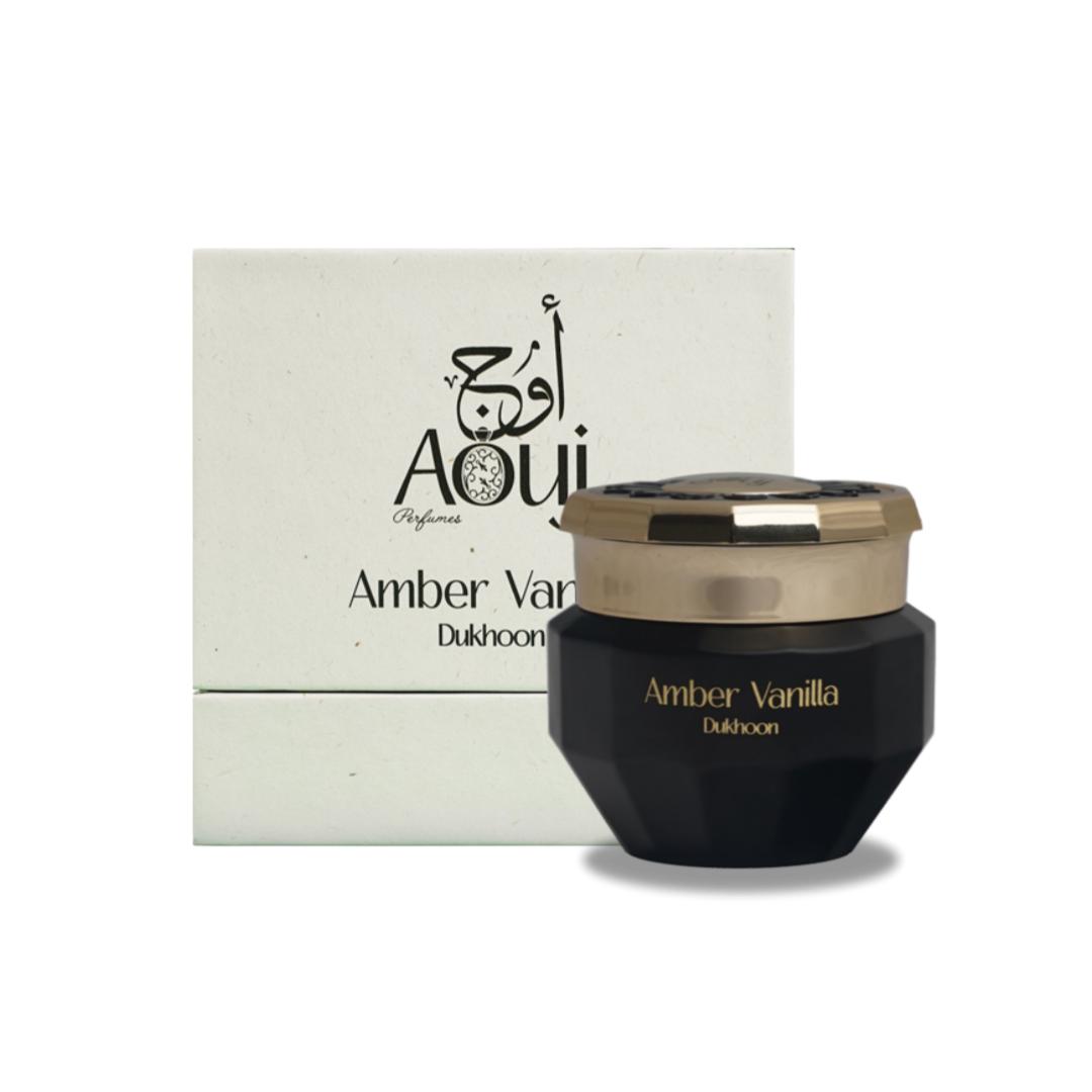 Aouj Amber Vanilla Dukhoon Incense Perfume