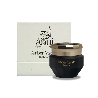 Aouj Amber Vanilla Dukhoon Incense Perfume