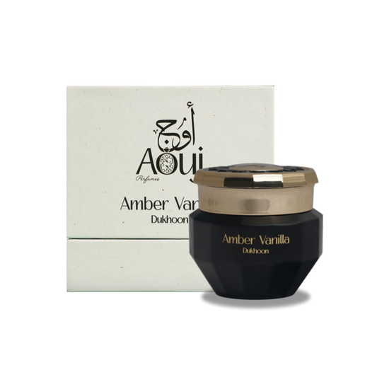 Aouj Amber Vanilla Dukhoon Incense Perfume